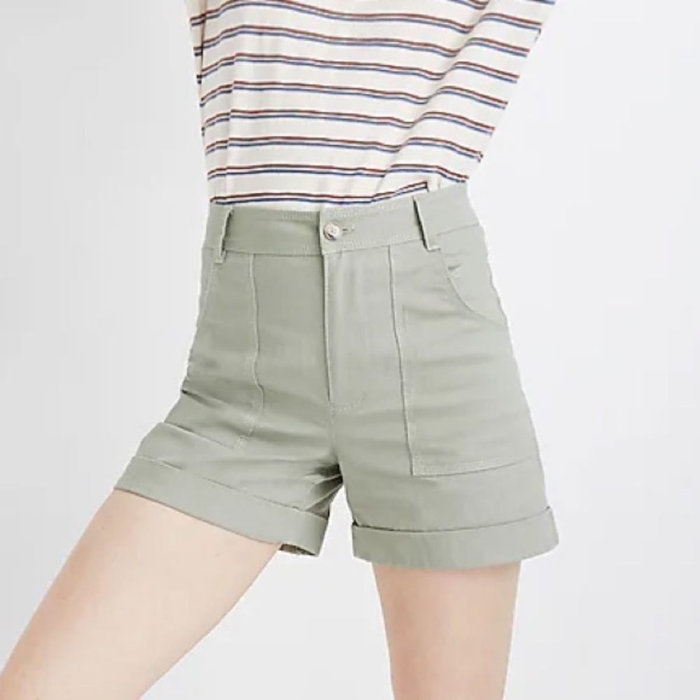 Madewell High-Rise Cuffed Shorts